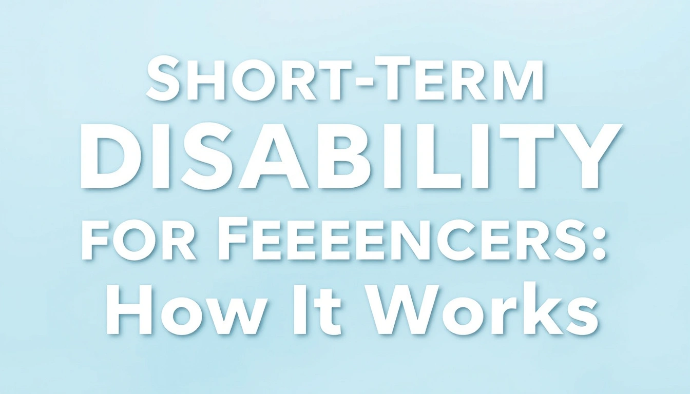 Short-Term Disability Insurance for Freelancers: How It Works Short-Term Disability Insurance for Freelancers: How It Works